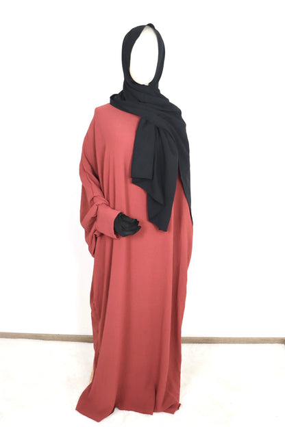 Abaya Saoudienne Terracotta